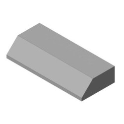 Šamotová deska přední, vrchní KV DYNAMIC 3G 38.50.01 